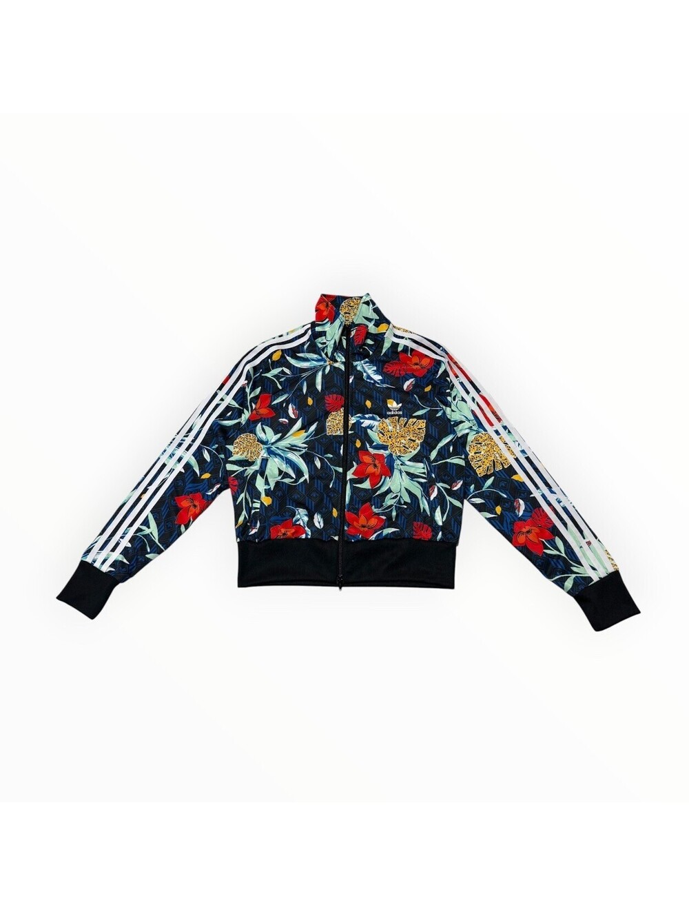 Adidas HER Studio London Tropical Floral Track Jacket Size Medium Women’s